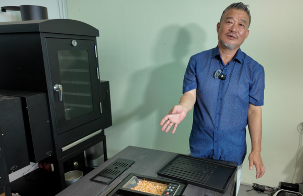                                     (콘그릴에 대해 설명 하시는 배석태 대표님)